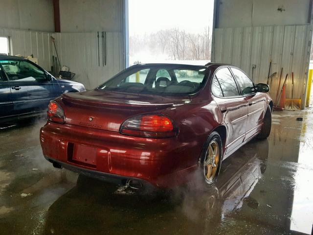 1G2WP52K43F121315 - 2003 PONTIAC GRAND PRIX RED photo 4