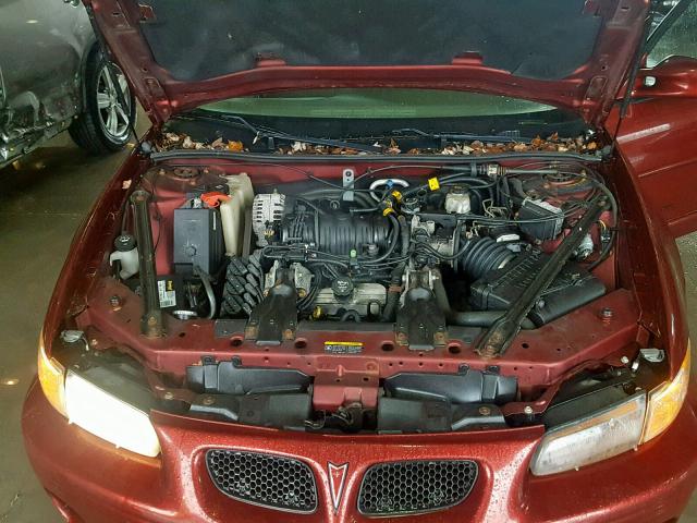 1G2WP52K43F121315 - 2003 PONTIAC GRAND PRIX RED photo 7