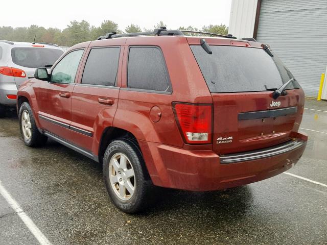 1J8GR48K68C235152 - 2008 JEEP GRAND CHER MAROON photo 3