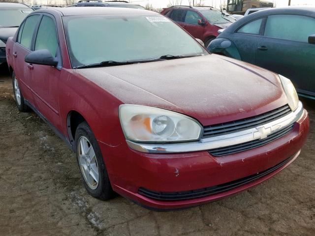 1G1ZT52804F232446 - 2004 CHEVROLET MALIBU LS 勃艮第红 照片 1
