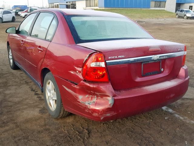 1G1ZT52804F232446 - 2004 CHEVROLET MALIBU LS 勃艮第红 照片 3
