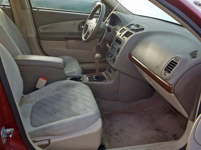 1G1ZT52804F232446 - 2004 CHEVROLET MALIBU LS 勃艮第红 照片 5