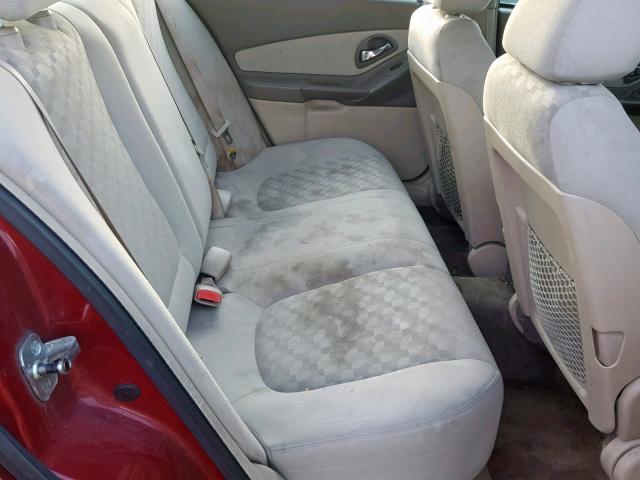 1G1ZT52804F232446 - 2004 CHEVROLET MALIBU LS 勃艮第红 照片 6