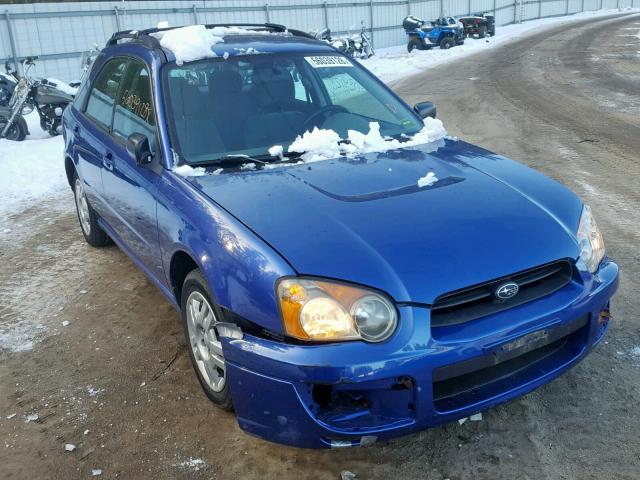 JF1GG65504H821775 - 2004 SUBARU IMPREZA TS BLUE photo 1