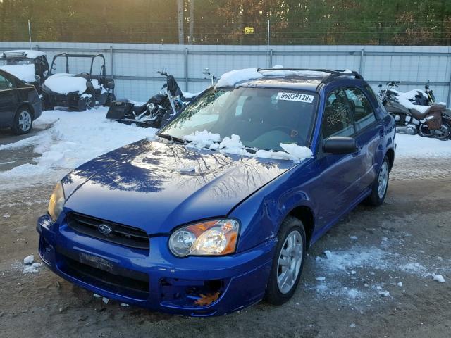 JF1GG65504H821775 - 2004 SUBARU IMPREZA TS BLUE photo 2