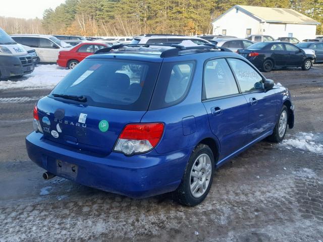 JF1GG65504H821775 - 2004 SUBARU IMPREZA TS BLUE photo 4