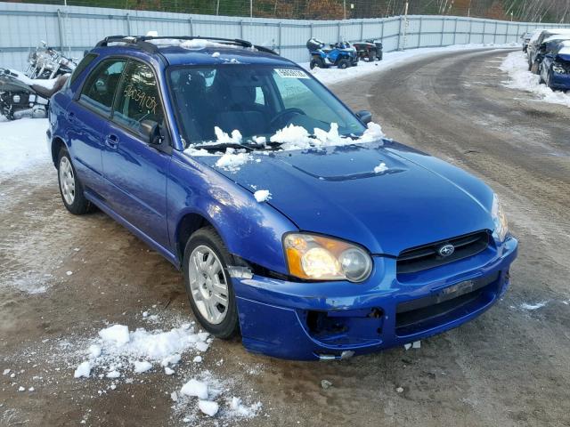 JF1GG65504H821775 - 2004 SUBARU IMPREZA TS BLUE photo 9