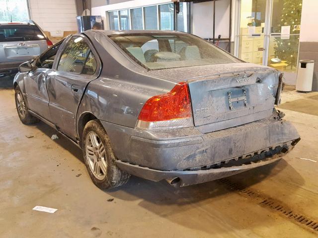 YV1RS592152430063 - 2005 VOLVO S60 2.5T BLUE photo 3