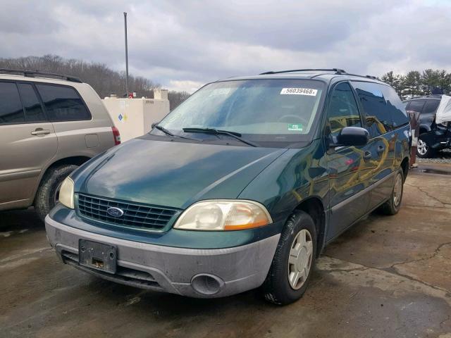 2FMDA51421BC19857 - 2001 FORD WINDSTAR L GREEN photo 2