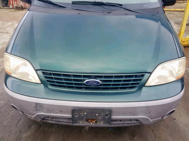 2FMDA51421BC19857 - 2001 FORD WINDSTAR L GREEN photo 7