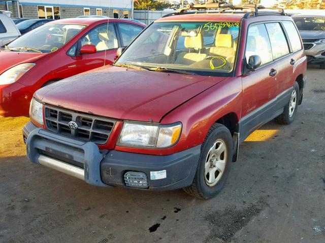 JF1SF635XXH735720 - 1999 SUBARU FORESTER L BURGUNDY photo 2