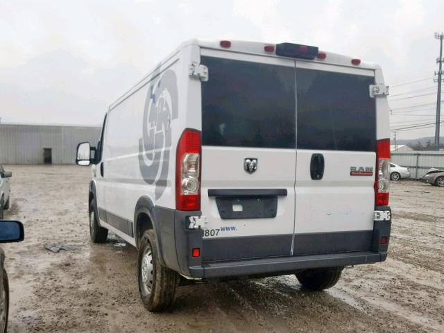 3C6TRVAG9JE140480 - 2018 RAM PROMASTER 白色 照片 3