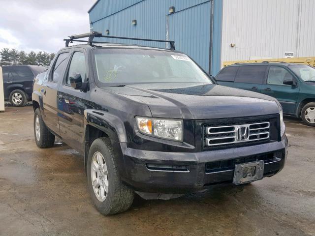 2HJYK16557H538216 - 2007 HONDA RIDGELINE BLACK photo 1