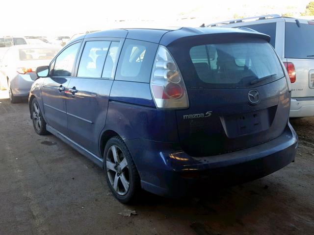 JM1CR293560124849 - 2006 MAZDA 5 PURPLE photo 3