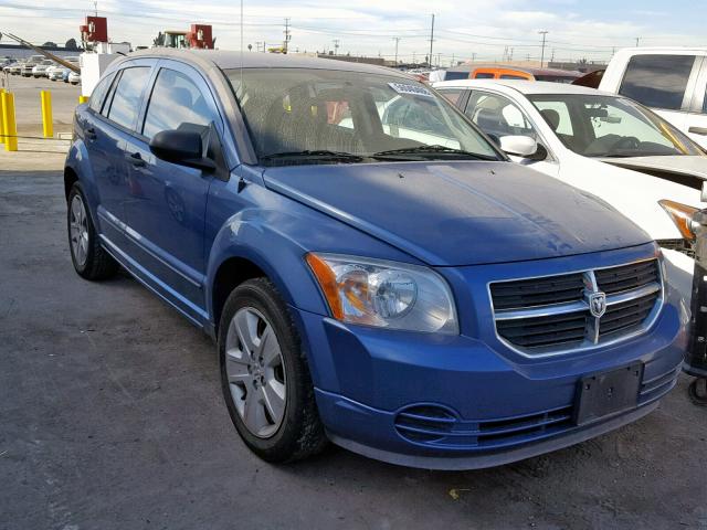 1B3HB48B07D209494 - 2007 DODGE CALIBER SX BLUE photo 1