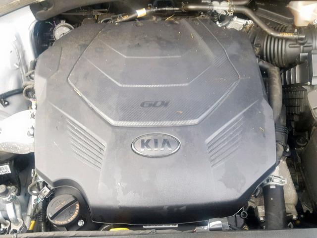 5XYPGDA50KG448232 - 2019 KIA SORENTO LX SILVER photo 7