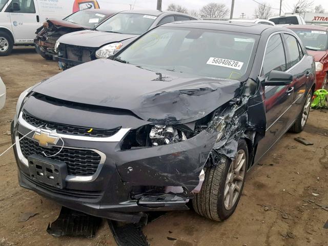 1G11C5SL1EF293792 - 2014 CHEVROLET MALIBU 1LT GRAY photo 2