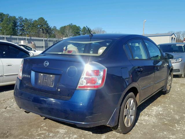 3N1AB61E58L729673 - 2008 NISSAN SENTRA 2.0 BLUE photo 4