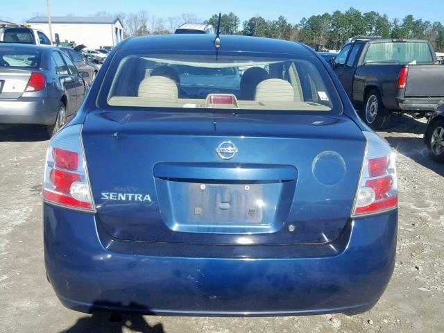 3N1AB61E58L729673 - 2008 NISSAN SENTRA 2.0 BLUE photo 9