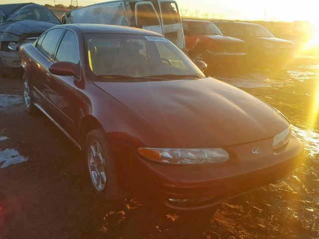 1G3NF52E71C224196 - 2001 OLDSMOBILE ALERO GLS BURGUNDY photo 1