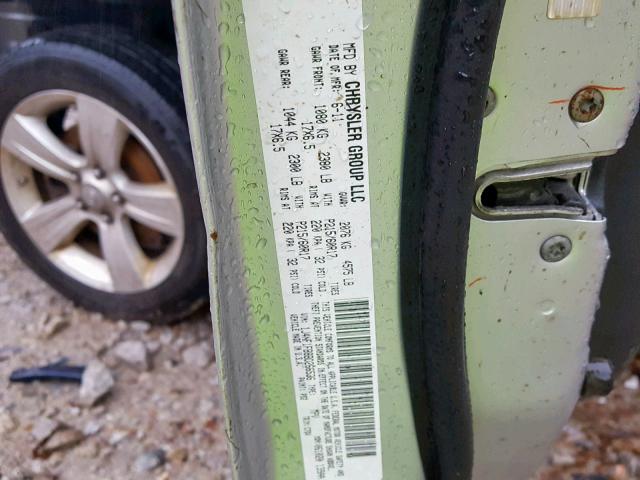 1J4NF1FB8BD266536 - 2011 JEEP COMPASS SP ვერცხლისფერი ფოტო 10