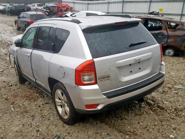 1J4NF1FB8BD266536 - 2011 JEEP COMPASS SP ვერცხლისფერი ფოტო 3