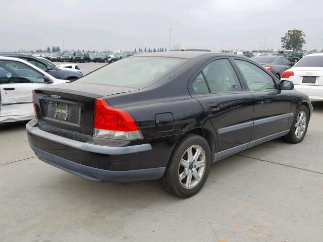 YV1RS61R822142227 - 2002 VOLVO S60 BLACK photo 4