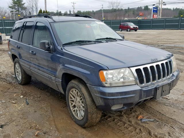 1J4GW58N73C587451 - 2003 JEEP GRAND CHER BLUE photo 1