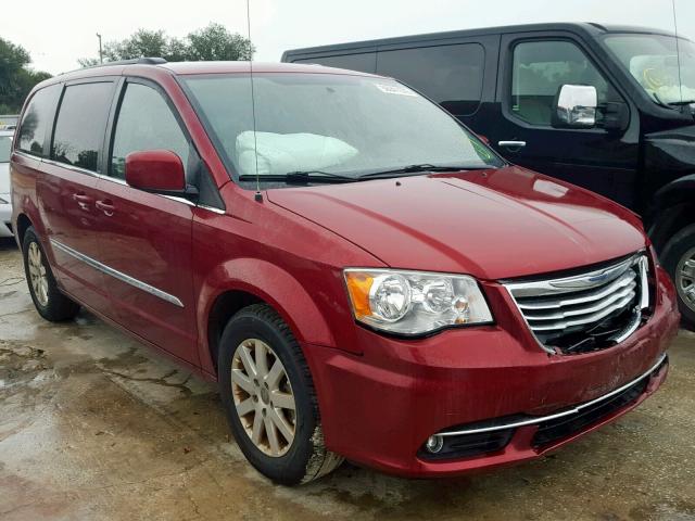 2C4RC1BG1ER251735 - 2014 CHRYSLER TOWN & COU BURGUNDY photo 1