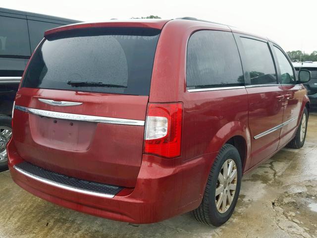 2C4RC1BG1ER251735 - 2014 CHRYSLER TOWN & COU BURGUNDY photo 4