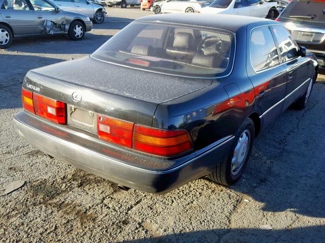 JT8UF11E6P0151305 - 1993 LEXUS LS 400 BLACK photo 4