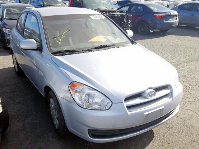 KMHCM3AC5AU169836 - 2010 HYUNDAI ACCENT BLU SILVER photo 1