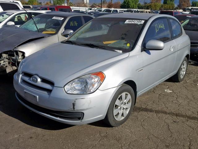 KMHCM3AC5AU169836 - 2010 HYUNDAI ACCENT BLU SILVER photo 2