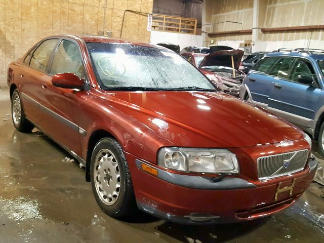 YV1TS94DXY1121773 - 2000 VOLVO S80 RED photo 1