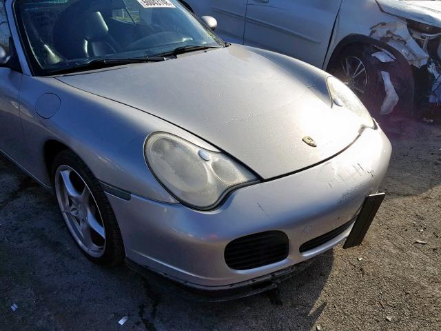 WP0CA29994S650480 - 2004 PORSCHE 911 CARRER SILVER photo 9