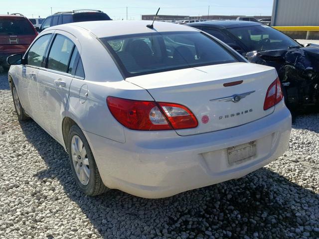 1C3LC46K48N284238 - 2008 CHRYSLER SEBRING LX WHITE photo 3