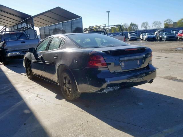 2G2WP552361291303 - 2006 PONTIAC GRAND PRIX შავი ფოტო 3