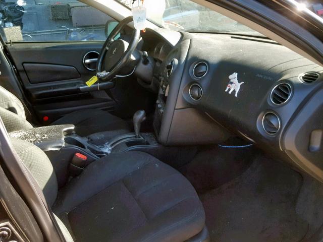 2G2WP552361291303 - 2006 PONTIAC GRAND PRIX შავი ფოტო 5
