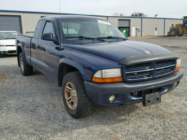 1D7HL32N13S366956 - 2003 DODGE DAKOTA SPO BLUE photo 1