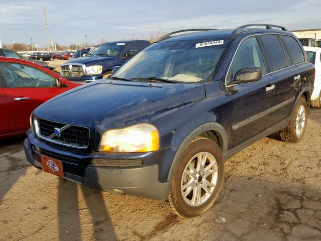 YV1CZ91HX41060826 - 2004 VOLVO XC90 T6 BLUE photo 2