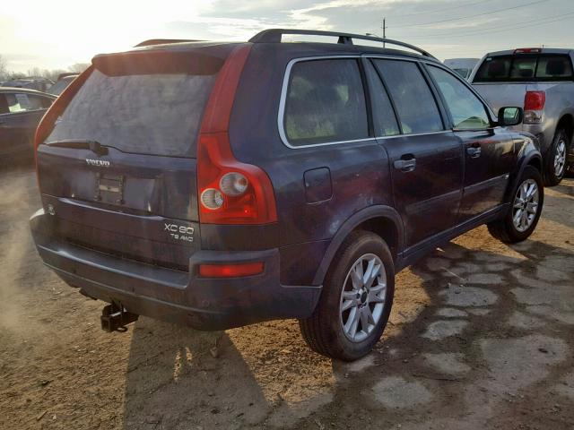 YV1CZ91HX41060826 - 2004 VOLVO XC90 T6 BLUE photo 4