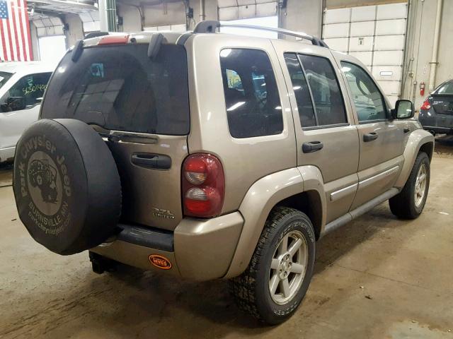 1J4GL58K85W712814 - 2005 JEEP LIBERTY LI GRAY photo 4