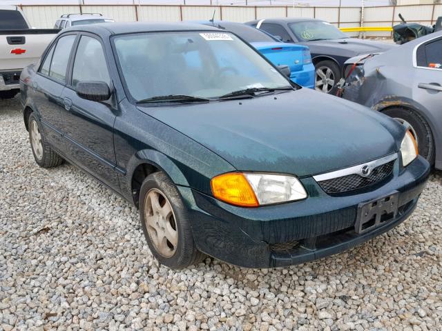 JM1BJ2218Y0221705 - 2000 MAZDA PROTEGE ES GREEN photo 1