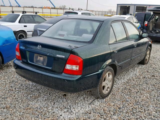 JM1BJ2218Y0221705 - 2000 MAZDA PROTEGE ES GREEN photo 4
