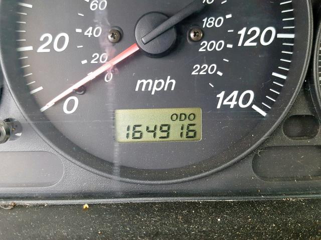 JM1BJ2218Y0221705 - 2000 MAZDA PROTEGE ES GREEN photo 8