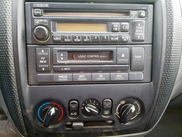 JM1BJ2218Y0221705 - 2000 MAZDA PROTEGE ES GREEN photo 9