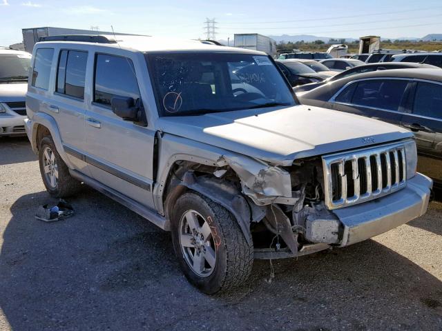1J8HH48K87C587462 - 2007 JEEP COMMANDER SILVER photo 1