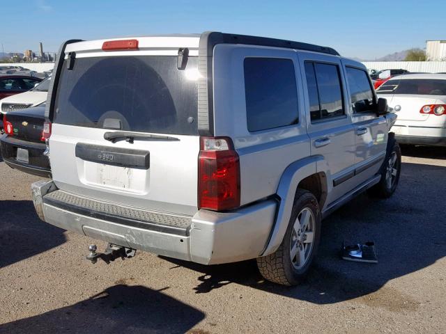 1J8HH48K87C587462 - 2007 JEEP COMMANDER SILVER photo 4