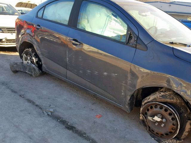 1G1JA5SG0D4123023 - 2013 CHEVROLET SONIC LS 灰色 照片 9