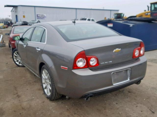 1G1ZE5E72A4112328 - 2010 CHEVROLET MALIBU LTZ GRAY photo 3